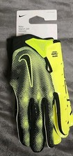 Nike Vapor Jet 7.0 Football Receiver Gloves Mens Adult XXL Neon Yellow Black