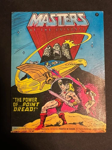 1983 Mattel He Man MOTU POWER OF POINT DREAD! Mini Comic Booklet Vintage