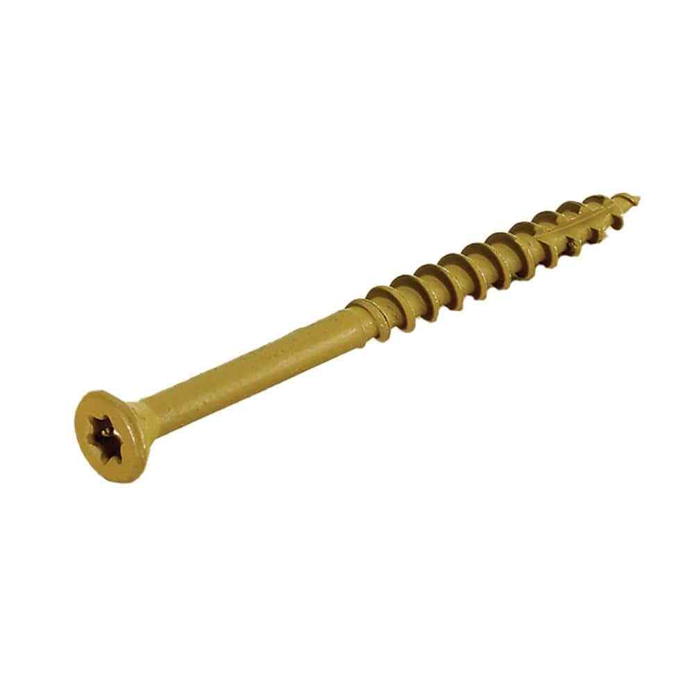 500-Pack #7 x 1.625-Inch Star Flat Head Outdoor Deck Screws