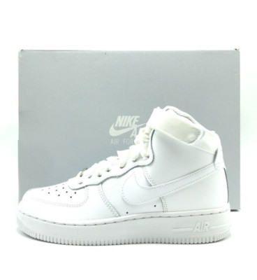 *NEW* Youth Grade-School Nike Air Force 1 High LE (GS) White (DH2943 111)  