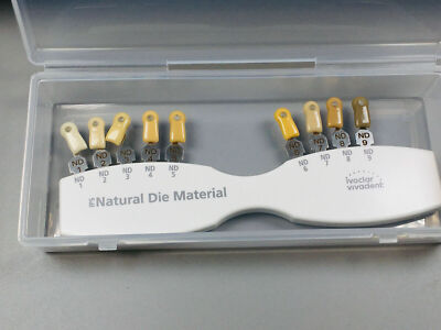 1X Dental ND1-9 IPS Shade Guide Ivoclar Vivadent Porcelain Natural Die Material