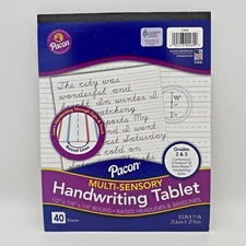 Pacon Multi-Sensory Raised Ruled Tablet Grades 2 & 3 40 sheets letter size 2469 