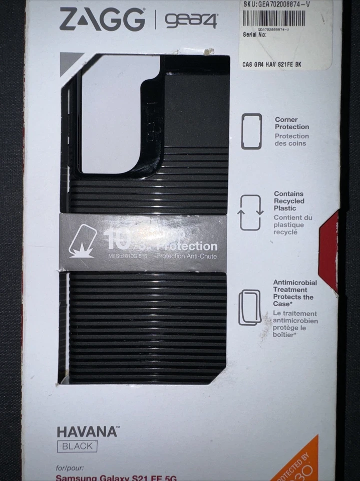 Funda negra Samsung Galaxy S21 Zagg Havana Foto 3 de 3