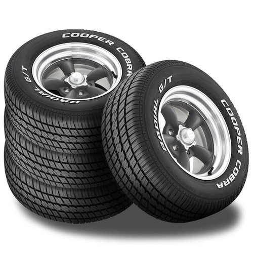 4 Cooper Cobra Radial G/T 295/50R15 105S Classic Muscle Car White Letters Tires 29142338079 eBay