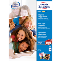 Avery Zweckform 2496 Classic Inkjet Fotopapier 100 Blatt 180