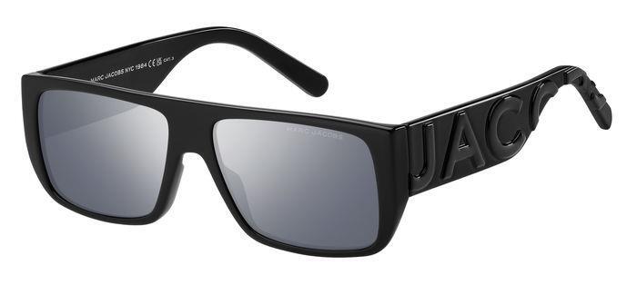 Marc Jacobs Sonnenbrille MARC LOGO 096S 08AT4 Schwarz Silber Mann Frau 29190₽