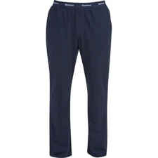$70 Barbour Abbott Navy Blue Cotton Trouser Lounge Pants Mens Size Large