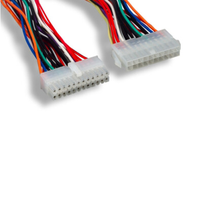 [10X] 6'' Computer Internal Motherboard Power Cable 20 Pin Male to 24Pin Female