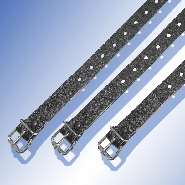 SPANNFIX-SHOP.COM Schnallriemen schwarz mit geschweißter Rollschnalle PVC Plane Riemen Krampen Öse