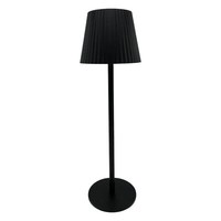 Tischleuchte AußEn Tischlampe Usb Dimmbar Touch Schwarz 48 Led 11X36Cm Geriffelt