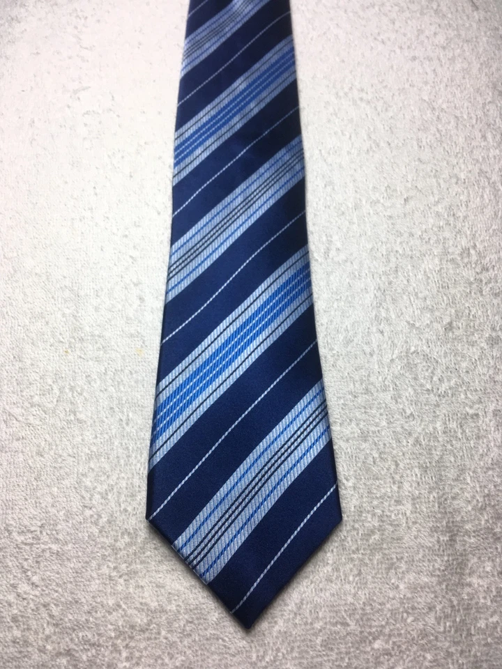 COUNTESS MARA HOMBRE AZUL MARINO Y AZUL RAYAS 3,25 X 60 Foto 2 de 4