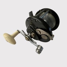 Vintage Ocean City No. 143 Fishing Reel Salt Water Black Made in USA