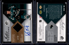 2007-08 SP Game Used Inked Sweaters Auto & Jersey Steve Bernier #IS-SB