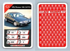 Alfa Romeo 166 3.0 V 6 - Cars Series 2 ACE 2002 Trumps Card