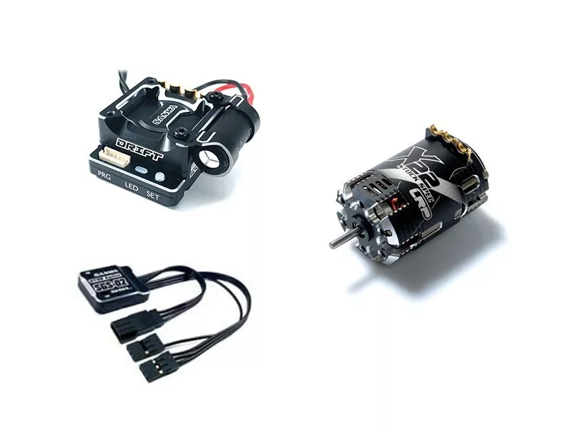 LRP X22 STOCK SPEC 13.5T LRP520201 SANWA SV-D2 Drift Brushless ESC SGS-02...