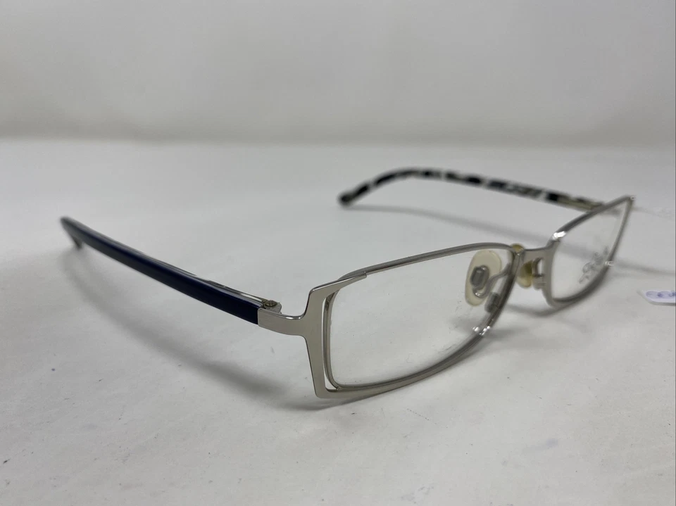 Armação de óculos Luxottica Italy LU 2524 030 52-16-135 prata brilhante T28 - Imagem 3 de 4