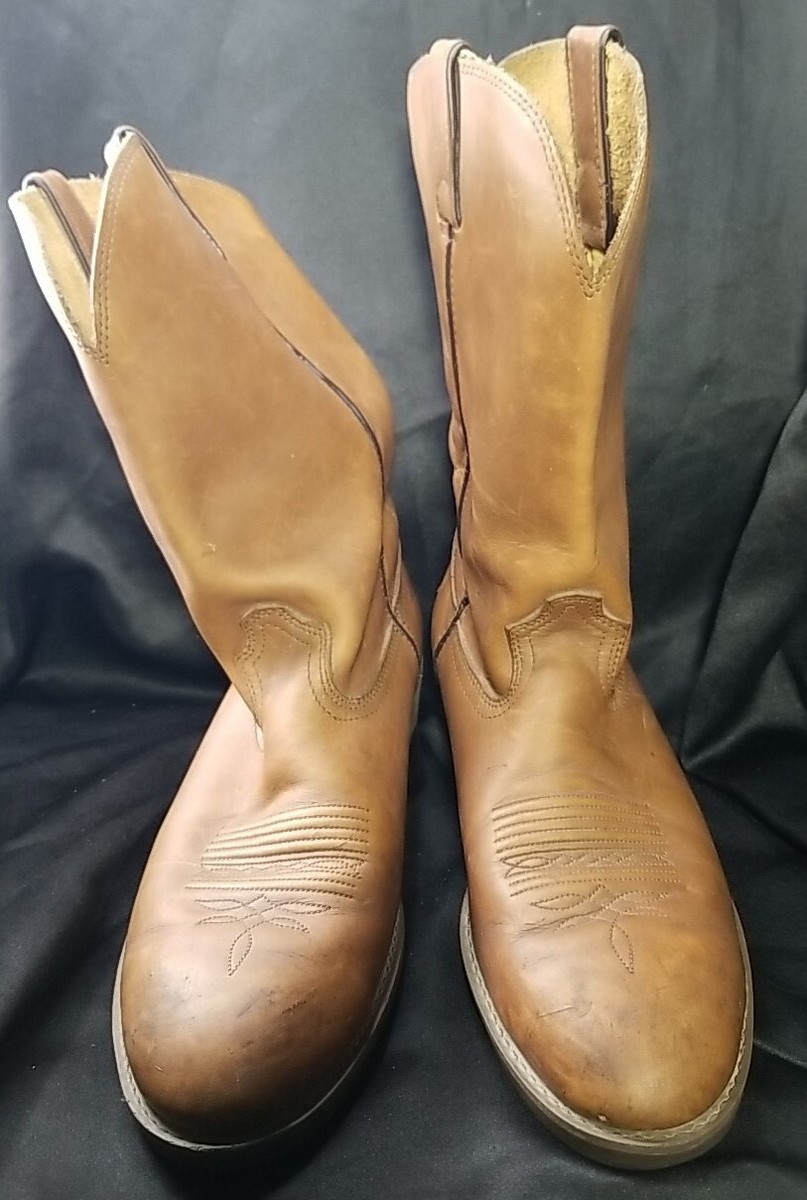 Durango Spr Men's Leather Farm Ranch Western Boots Size 12D