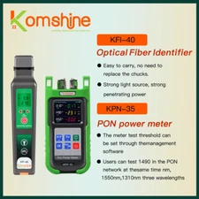 FTTH Fiber Optic Tester Komshine KPN-35 PON Power Meter KFI-40V Fiber Identifier
