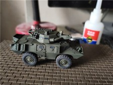 Homemade 1/72 US V-150 Wheeled Armored Vehicle 20mm Turret Finished Model
