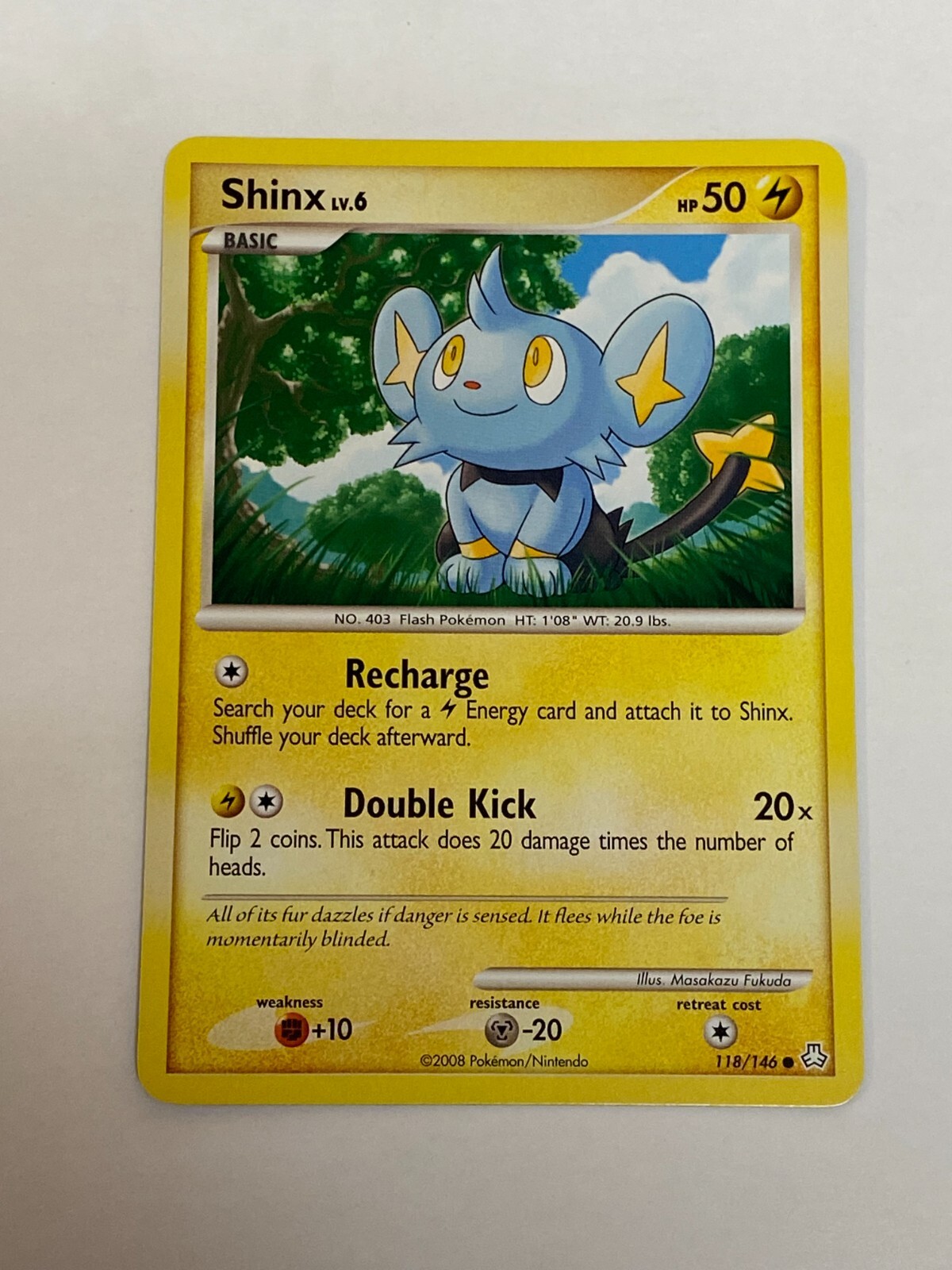 Shinx 118/146 Pokemon Legends Awakened Non Holo NM/MINT 2008 box-4