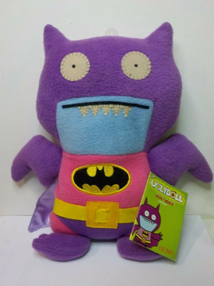 Peluche UGLYDOLL Ice-Bat como Batman con etiqueta 11"H  Foto 3 de 4
