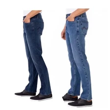 Urban Star Men's Relaxed Fit Straight Jean Man Jeans Denim Jeans Blue