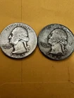 2 1945 US Quarters 90% Silver