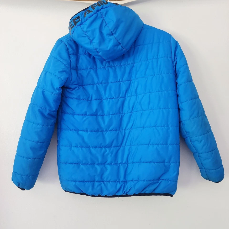Under Armour ColdGear Youth Boys Blue Puffer Jacket Size Large Warm Coat - Image 3 of 4