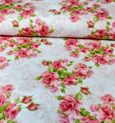 1,5m Patchworkstoff v. Studio e Fabrics, Paisley Romance by W & W, 100 % BW, Neu
