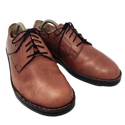 Finn Comfort Mens Milano Lace Up Oxford Shoes US 10 Brown Nappa Leather Germany