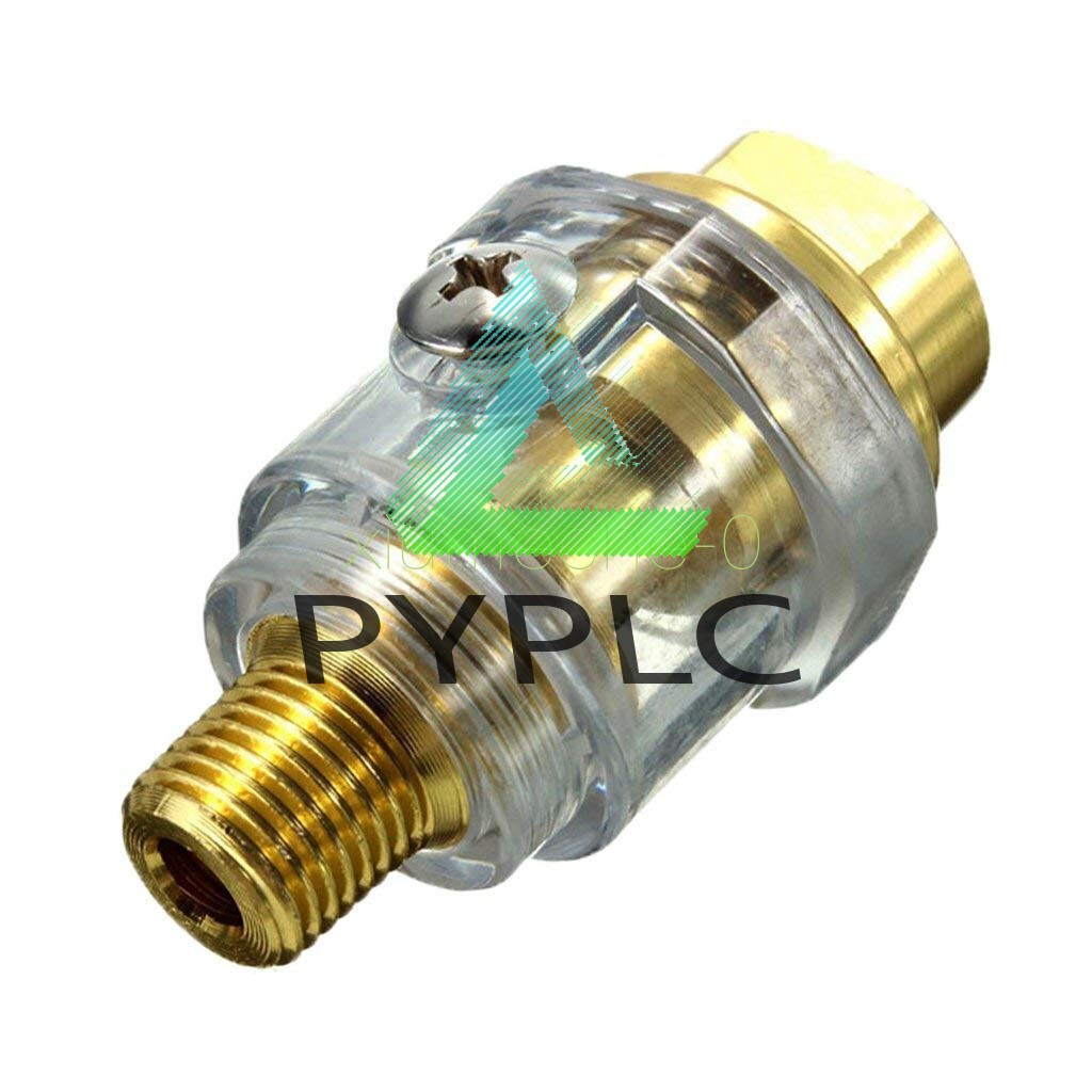 1/4" BSP Mini In-Line Oiler Lubricator for Pneumatic Tool & Air Compressor Pipes