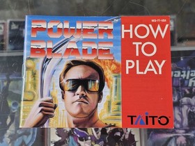 Power Blade (Nintendo NES, 1991) Completo CIB Gioco Box Manuale Autentico TESTATO