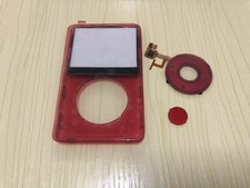 Front Housing Case Cover Faceplate Panel For iPod 5th Video 30 60 80GB Clear Red