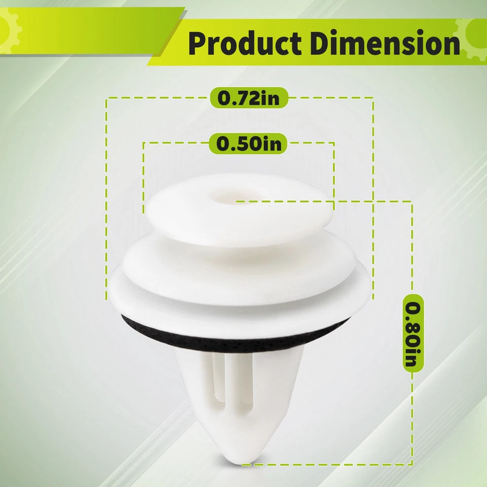 50pcs Fit for 2012-2015 SCION IQ BASE HATCHBACK Trim Panel Retainer Foto 2 de 4