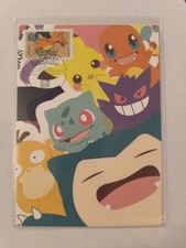 carte maximum cachet 1er jour timbre français 2024-Pokémon Dracaufeu
