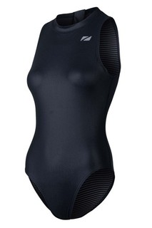 Zone3 hydrasuit Ti Long Sleeve Thermal High Neck Costume swimsuit shiny 16