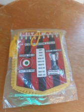 Vintage Gagliardetto MILAN A.C. 1899 - Anni 70 - Coppe e Scudetti 