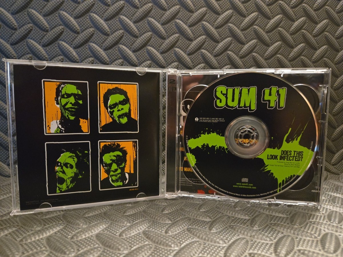 Sum 41 Does This Look Infected 2CD 2002 Punk Rock Album w Bonus