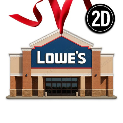 #ad Lowes Acrylic Christmas Ornament Home Improvement Hardware Store Gift 002 $10.99
