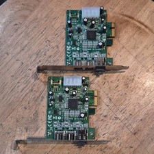Startech PEX1394B3 3Port 2b1a 1394 PCI Express FireWire Card Adapter Qty 2 