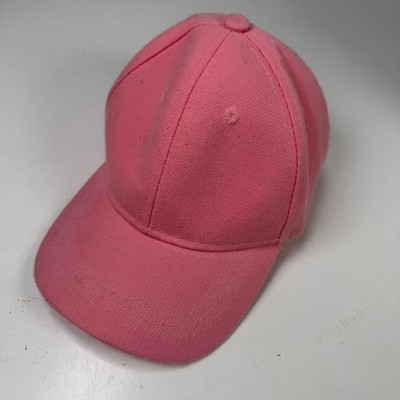 Girls Kids Infant Pink Baseball Cap Adjustable Polyester Sun Hat
