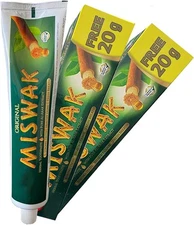 12 Packs X 140gm DABUR MISWAK Sewak Meswak Siwak Natural Herbal Islam Toothpaste