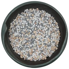2 LB GreyMixed Pea Gravel, Natural Succulent and Cactus Gravel Pebbles, Pebbl...