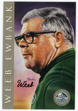 1998 NFL Hall of Fame WEEB EWBANK Signature Series AUTO /2500 New York Jets
