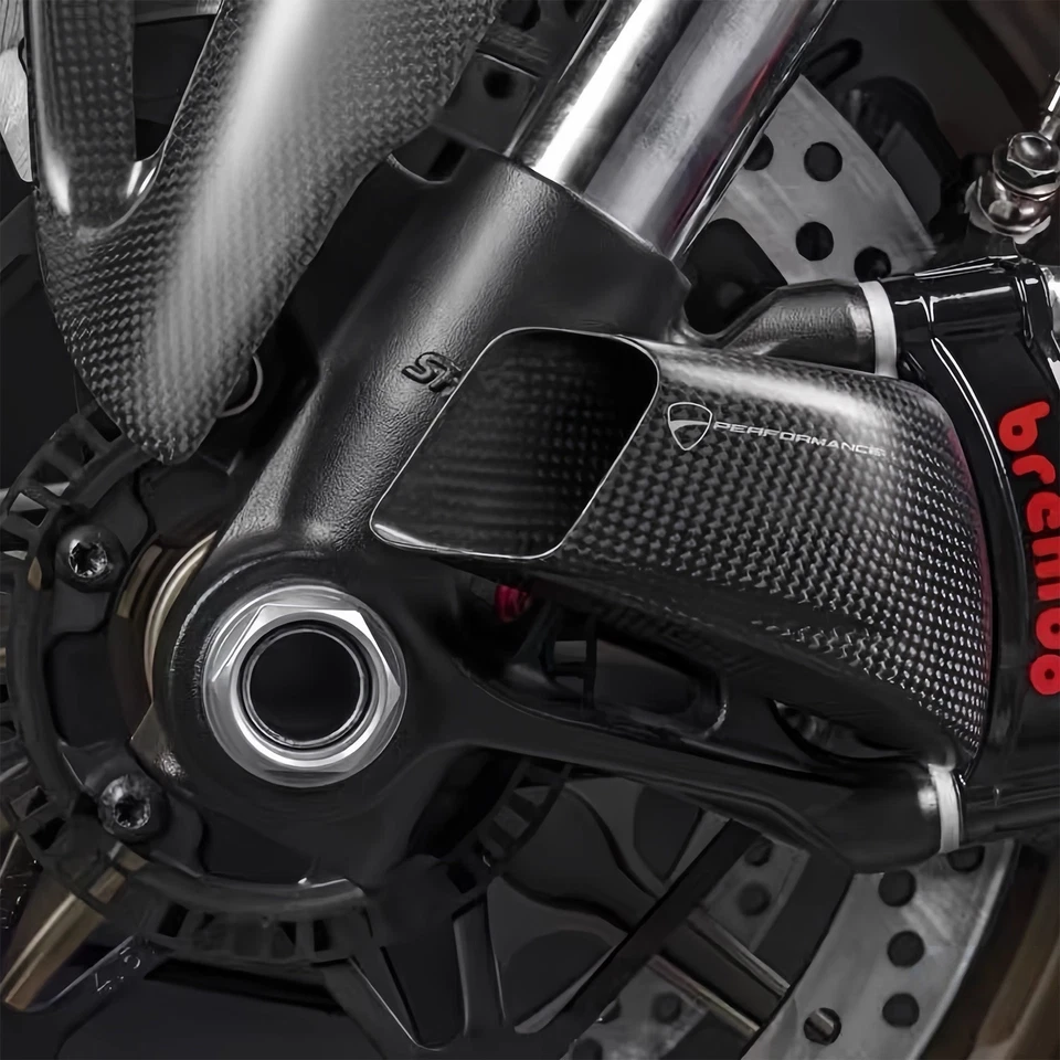 Cubierta de radiador de pinza de fibra de carbono para APRILIA RSV4/R/RRF/fábrica 2009-2017 Foto 3 de 4