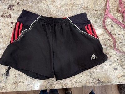 Adidas Response Shorts 3 Stripes Running Black Athletic Womens S F1.2