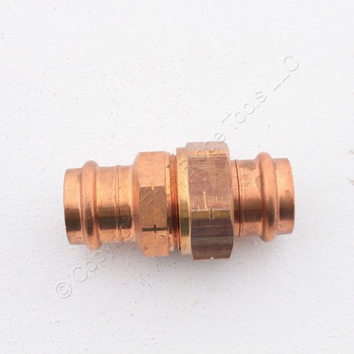 Viega P77677-HLC 1/2" Propress Union Bronze Copper Pro Press CxC Green Spot EPDM