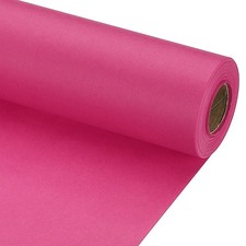 Wrapping Paper, 17" x 600"(49') 70 GSM Craft Packing Paper Dark Pink