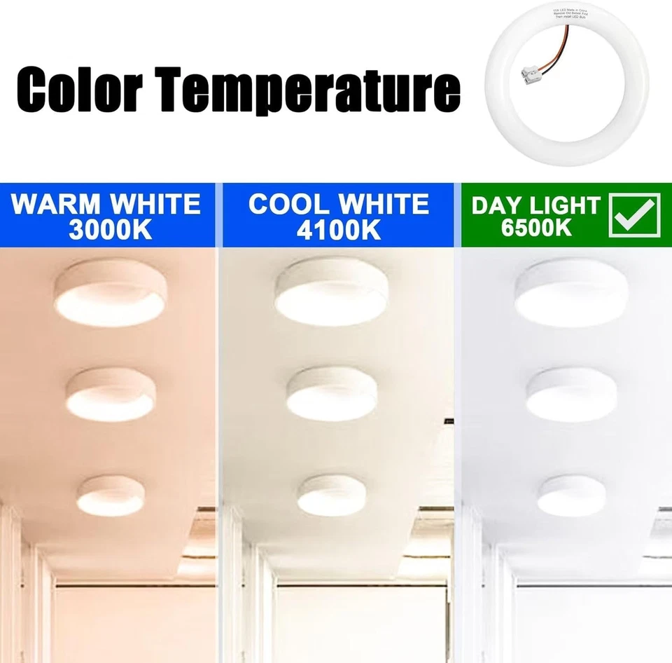 Energy-Efficient LED Replacement for FC8T9 & FC12T9 Circular Bulbs, 11W & 16W - Image 4 of 4