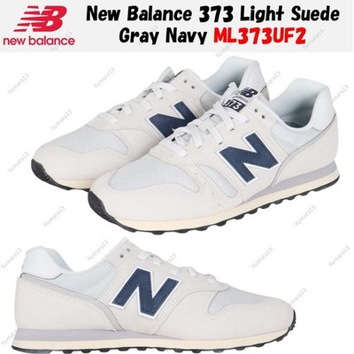 New Balance 373 Light Suede Gray Navy ML373UF2 Men's Size